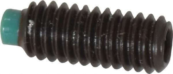 Made in USA - 5/16-18 UNC, 3/4" Length of Thread, Soft Tip Point Set Screw - Grade 8 Alloy Steel - All Tool & Supply