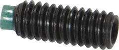 Made in USA - M4, 10mm Length of Thread, Soft Tip Point Set Screw - Grade 8 Alloy Steel - All Tool & Supply