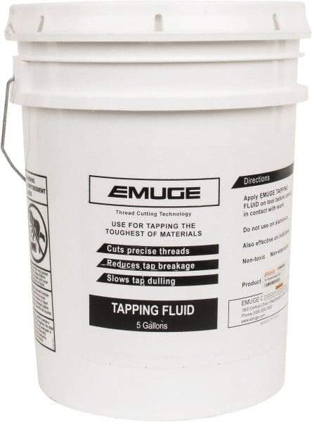 Emuge - 5 Gal Can Tapping Fluid - Synthetic - All Tool & Supply