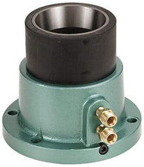 Eagle Rock - Series 5C Step, 2" Collet Capacity, Horizontal Standard Collet Holding Fixture - Air Activated, 5-1/2" Base Diam Width, 4-3/4" High - All Tool & Supply