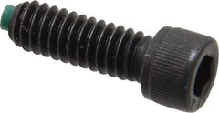 Made in USA - 1/4-20 UNC Hex Socket Drive, Socket Cap Screw - Alloy Steel, Black Oxide Finish, Fully Threaded, 3/4" Length Under Head - All Tool & Supply