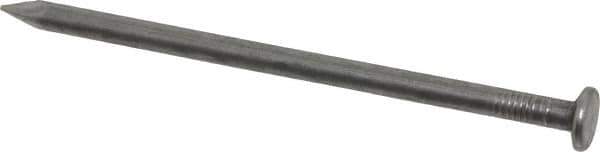 Value Collection - 10D, 9 Gauge, 3" OAL Common Nails - Ring Shank, Grade 2 Steel, Bright Finish - All Tool & Supply