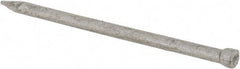 Value Collection - 4D, 15 Gauge, 1-1/2" OAL Finishing Nails - Smooth Shank, Grade 2 Steel, Galvanized Finish - All Tool & Supply