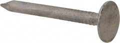 Value Collection - 11 Gauge, 1-1/4" OAL Roofing Nails - Ring Shank, Grade 2 Steel, Galvanized Finish - All Tool & Supply