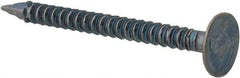 Value Collection - 13 Gauge, 1-3/8" OAL Common Nails - Annular Thread Shank, Grade 2 Steel, Blued Finish - All Tool & Supply