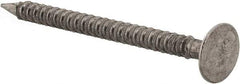 Value Collection - 13 Gauge, 1-1/2" OAL Underlayment Nails - Annular Thread Shank, Grade 2 Steel, Uncoated - All Tool & Supply