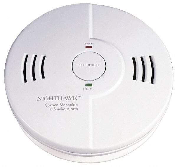 Kidde - 5-3/4 Inch Diameter, Smoke and Carbon Monoxide Alarm - 85 dB Decibel Rating, AA Battery Included, Indicating Light, Tamper Resistant - All Tool & Supply