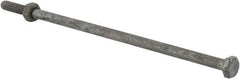 Value Collection - 1/4-20 Thread, 7" Length Under Head, Steel Hex Head Bolt - Hot Dipped Galvanized Coated, 7/16" Hex, ANSI/ASME B18.2.2 & ASME B18.2.1, Grade 2 - All Tool & Supply