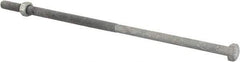 Value Collection - 3/8-16 Thread, 11" Length Under Head, Steel Hex Head Bolt - Hot Dipped Galvanized Coated, 9/16" Hex, ANSI/ASME B18.2.2 & ASME B18.2.1, Grade 2 - All Tool & Supply