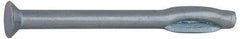 Value Collection - 1/4" Diam, 1/4" Drill, 3" OAL, 1-1/4" Min Embedment Split-Drive Concrete Anchor - Steel, Zinc-Plated Finish, Flat Head - All Tool & Supply