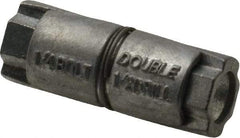 Value Collection - 1/4" Diam, 1/2" Drill, 1" OAL, Double Expansion Concrete Anchor - Zinc - All Tool & Supply