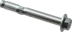 Value Collection - 5/16" Diam, 5/16" Drill, 2-1/2" OAL, Sleeve Concrete Anchor - Steel, Zinc-Plated Finish, Hex Nut Head, Hex Drive - All Tool & Supply