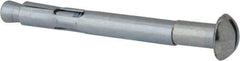 Value Collection - 3/8" Diam, 3/8" Drill, 3-15/16" OAL, 3-3/8" Min Embedment Sleeve Concrete Anchor - Steel, Zinc-Plated Finish, Round Head - All Tool & Supply