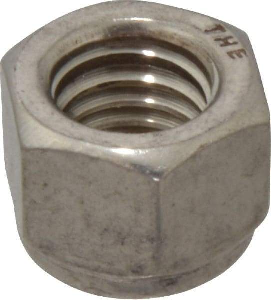 Value Collection - 1/2-13 UNC 18-8 Hex Lock Nut with Nylon Insert - 3/4" Width Across Flats, 39/64" High - All Tool & Supply