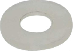 Made in USA - #10 Screw, Grade 6/6 Nylon Standard Flat Washer - 5.08mm ID x 11.43mm OD, 1.22mm Thick - All Tool & Supply