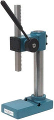 JT&M - 3/4" Ram, 2-3/4" Throat Depth, 1/2 Ton Manual Arbor Press - 8-5/16" Max Work Height x 6" Max Work Width, 13:1 Leverage Ratio, 4-1/16" Base Width x 7-1/16" Base Depth - All Tool & Supply