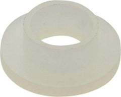 Made in USA - 1/4" Screw, 1/8" Shoulder Length, Nylon Shoulder Washer - Natural, 0.513" Flange Diam, 1/16" Flange Thickness, 0.26" ID, 5/16" OD - All Tool & Supply