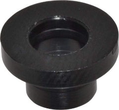 Made in USA - #8 Screw, 1/8" Shoulder Length, Nylon Shoulder Washer - Black, 11/32" Flange Diam, 1/16" Flange Thickness, 0.173" ID, 0.205" OD - All Tool & Supply