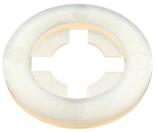 Made in USA - #2 Screw, 0.078" ID, Nylon Internal Tooth Lock Washer - 13/64" OD, Grade 6/6 - All Tool & Supply