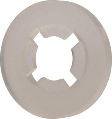 Made in USA - #4 Screw, 0.102" ID, Nylon Internal Tooth Lock Washer - 17/64" OD, Grade 6/6 - All Tool & Supply