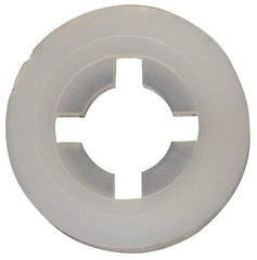 Made in USA - #6 Screw, 0.128" ID, Nylon Internal Tooth Lock Washer - 21/64" OD, Grade 6/6 - All Tool & Supply