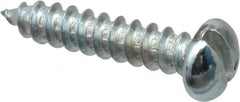 Value Collection - #6, 3/4" Length Under Head, Slotted Drive, Round Head Wood Screw - All Tool & Supply