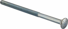 Value Collection - 1/2-13 UNC 9" Length Under Head, Standard Square Neck, Carriage Bolt - Grade 2 Steel, Zinc-Plated Finish - All Tool & Supply