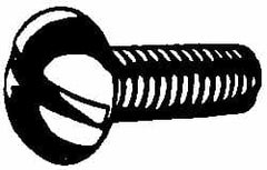 Value Collection - #6-32 UNC 1/4" Length Under Head #2 Slotted/Phillips Thread Cutting Screw - All Tool & Supply