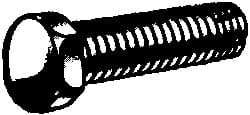 Value Collection - 3/8-16 UNC Thread, 1-1/4" Length Under Head, Hex Drive Steel Thread Cutting Screw - Hex Head, Grade 2, Point Type F, Zinc-Plated Finish - All Tool & Supply