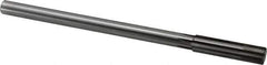 Made in USA - 0.509" Carbide-Tipped 6 Flute Chucking Reamer - Straight Flute, 7/16" Straight Shank, 2" Flute Length, 8" OAL - All Tool & Supply