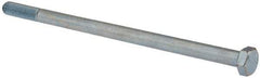 Made in USA - 5/16-24 UNF, 6" Length Under Head Hex Head Cap Screw - Partially Threaded, Grade 5 Steel, Zinc-Plated Finish, 7/16" Hex - All Tool & Supply