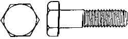 Value Collection - M36x4.00mm Metric Coarse, 120mm Length Under Head Hex Head Cap Screw - Fully Threaded, Grade 316 & Austenitic A4 Stainless Steel, Uncoated, 55mm Hex - All Tool & Supply