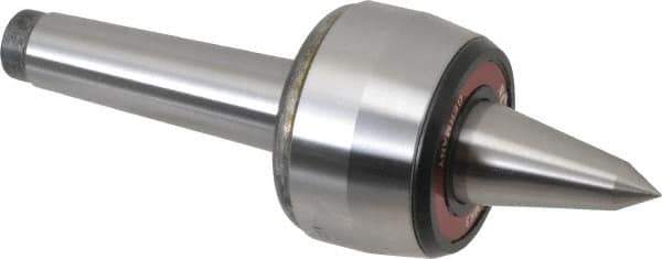 Rohm - MT3 Taper Shank, 2.362" Head Diam 882 Lb Capacity Live Center - 5,000 Max RPM, 1.661" Head Length, 63/64" Point Diam, 1.85" Point Len, 880 Lb Max Workpc, 6.949" OAL, Long Point - All Tool & Supply