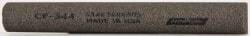 Norton - 4" Long x 1/2" Diam Aluminum Oxide Sharpening Stone - Half Round, Coarse Grade - All Tool & Supply