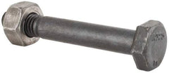 Value Collection - 1/2-13 Thread, 3-1/2" Length Under Head, Steel Hex Head Bolt - Uncoated, UNC Thread, ASTM A325 - All Tool & Supply