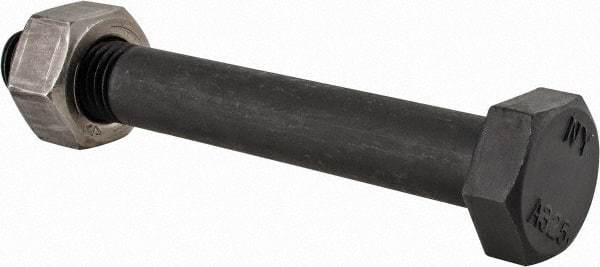 Value Collection - 3/4-10 Thread, 5-1/2" Length Under Head, Steel Hex Head Bolt - Uncoated, UNC Thread, ASTM A325 - All Tool & Supply