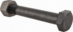 Value Collection - 7/8-9 Thread, 6" Length Under Head, Steel Hex Head Bolt - Uncoated, UNC Thread, ASTM A325 - All Tool & Supply