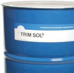 Master Fluid Solutions - Trim SOL LC sf, 54 Gal Drum Cutting & Grinding Fluid - Water Soluble, For Cutting, Grinding - All Tool & Supply