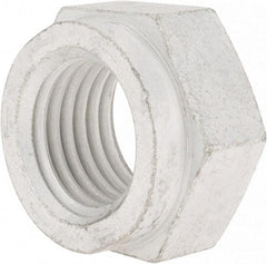 Value Collection - 1-1/2 - 6 UNC Grade C Hex Lock Nut with Distorted Thread - 2-1/4" Width Across Flats, 1-5/16" High, Cadmium Clear-Plated Finish - All Tool & Supply