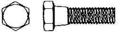 Value Collection - 3/8-16 Thread, 6" Length Under Head, Steel Hex Head Bolt - Hot Dipped Galvanized Coated, UNC Thread, ASTM A307, Grade 2 - All Tool & Supply