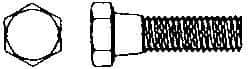 Value Collection - 1/2-13 Thread, 6" Length Under Head, Steel Hex Head Bolt - Hot Dipped Galvanized Coated, 3/4" Hex, UNC Thread, ANSI/ASME B18.2.2 & ASME B18.2.1, Grade 2 - All Tool & Supply