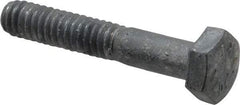 Value Collection - 1/4-20 Thread, 1-1/2" Length Under Head, Steel Hex Head Bolt - Hot Dipped Galvanized Coated, 7/16" Hex, UNC Thread, ANSI/ASME B18.2.2 & ASME B18.2.1, Grade 2 - All Tool & Supply