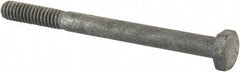 Value Collection - 1/4-20 Thread, 3" Length Under Head, Steel Hex Head Bolt - Hot Dipped Galvanized Coated, UNC Thread, ASTM A307, Grade 2 - All Tool & Supply