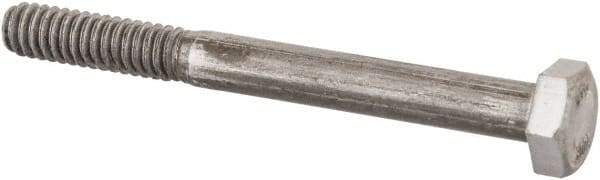 Value Collection - 1/4-20 Thread, 2-1/2" Length Under Head, Steel Hex Head Bolt - Uncoated, UNC Thread, ASTM A307, Grade 2 - All Tool & Supply