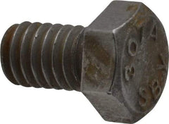 Value Collection - 5/16-18 Thread, 1/2" Length Under Head, Steel Hex Head Bolt - Uncoated, UNC Thread, ASTM A307, Grade 2 - All Tool & Supply