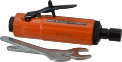 Dotco - 1/4" Collet, Straight Handle, Straight Air Die Grinder - 23,000 RPM, Rear Exhaust, 37 CFM, 0.9 hp, 90 psi, 1/4" Inlet - All Tool & Supply