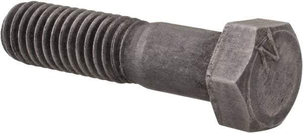 Value Collection - 7/16-14 Thread, 1-3/4" Length Under Head, Steel Hex Head Bolt - Uncoated, UNC Thread, ASTM A307, Grade 2 - All Tool & Supply