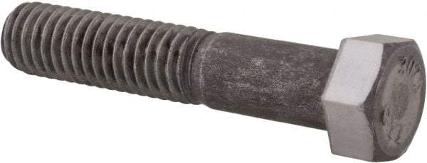 Value Collection - 7/16-14 Thread, 2-1/4" Length Under Head, Steel Hex Head Bolt - Uncoated, UNC Thread, ASTM A307, Grade 2 - All Tool & Supply