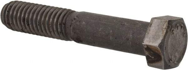 Value Collection - 7/16-14 Thread, 2-1/2" Length Under Head, Steel Hex Head Bolt - Uncoated, UNC Thread, ASTM A307, Grade 2 - All Tool & Supply