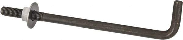 Value Collection - 5/8-11, 12" OAL Bent Anchor Bolt - Grade 2 Steel - All Tool & Supply